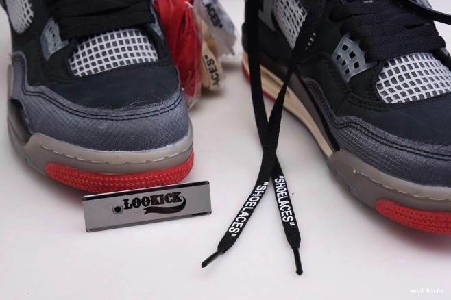 Cheap 4 White Jordan x Bred Air CV9388-001 Off Retro 0725